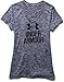 Under Armour Women's Tech V-Neck - Twist Logo, Navy Seal (942), Small