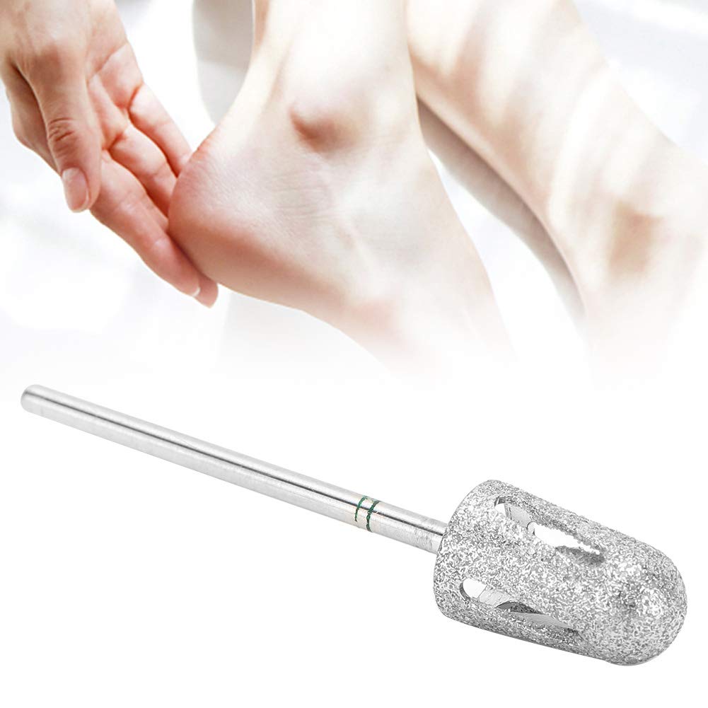 Diamond Pedicure Cone BitCuticle Clean Carbide Nail Drill Bit Diamond Rotary Burrs Electric Nail File for Manicure Pedicure Tools,Feet Filing Tool for Cracked Skin Corns Callus Removal (A2)