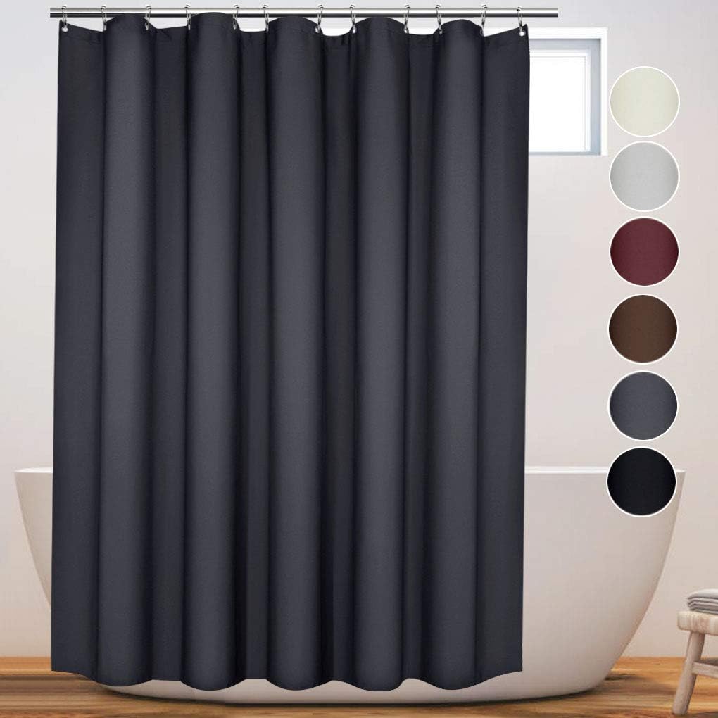 Eforcurtain Heavy Duty Solid Shower Curtain Fabric
