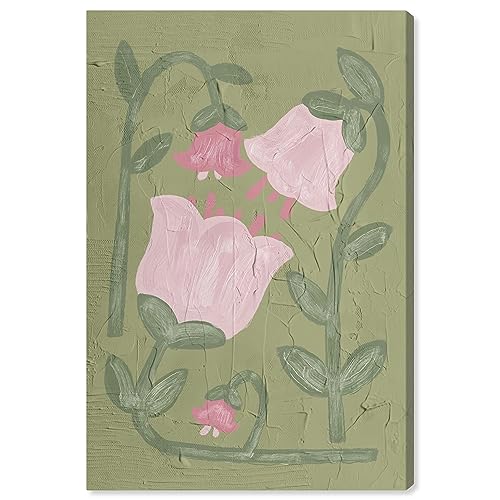Wynwood Studio Floral and Botanical Modern Wrapped Canvas Art - Hanging Lamps F…
