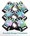 ZippyRooz Toddler & Little Kids Bike Gloves for Balance and Pedal Bicycles for Ages 1-8 Years Old. 8 Designs for Boys & Girls (Stars, Little Kids Medium (3-4))