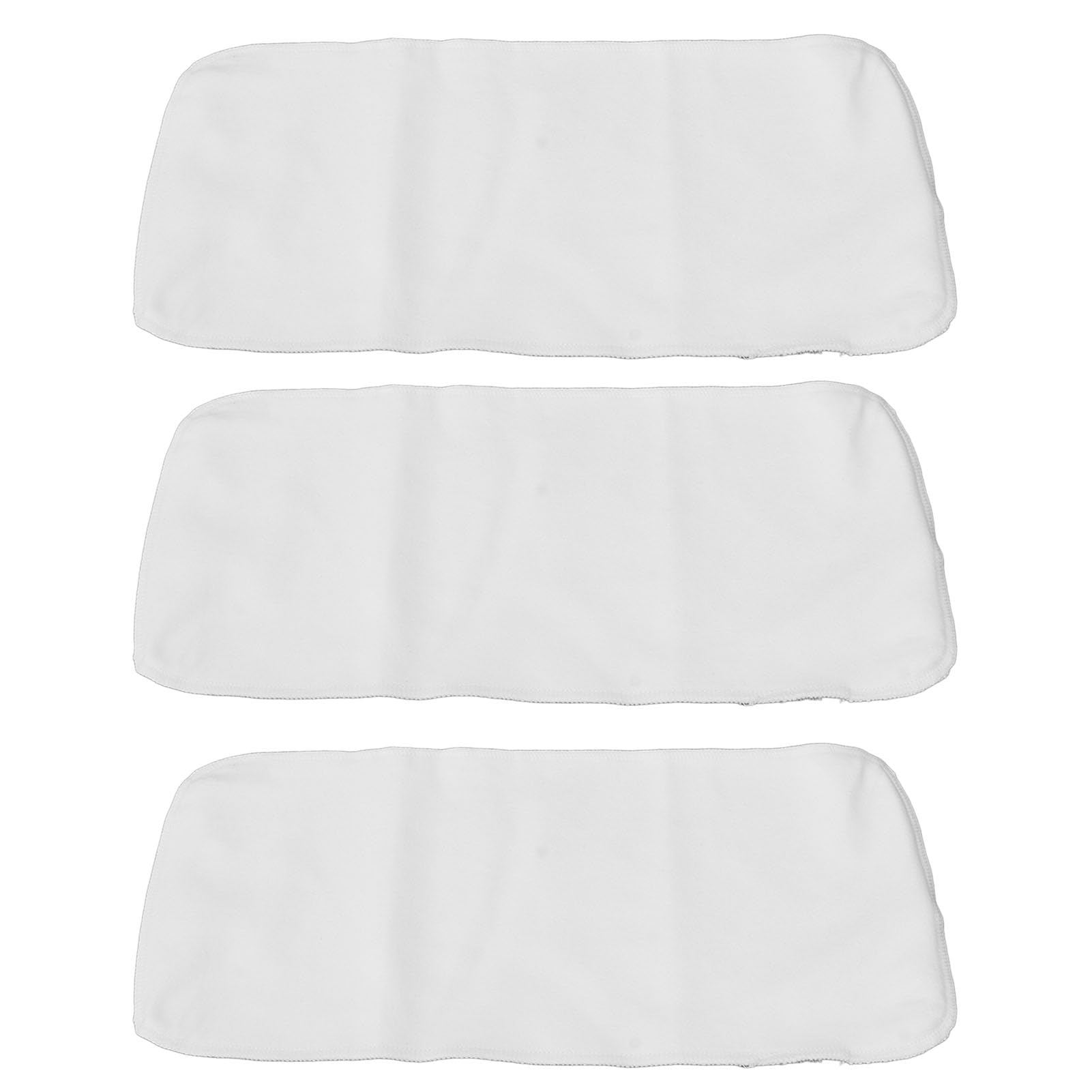 3pcs Castor Oil Pack, Reusable Castor Oil Pack Wrap Kit Unbleached DE Velvet Fabric Castor Oil Pads for Aid Sleep Digestive Constipation