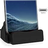 USB C Charging Dock,LEXEBY1 Sync&Charge Station,Desktop Charger Cradle for OnePlus 5, Nexus 6P/5X, Moto Z/Z Play, Google Pixel XL, LG G5, HTC 10 and All other Type C devices.(Black)