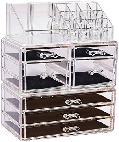Amazon Com Sooyee Acrylic Cosmetic Display Cases 6 Tiers 7