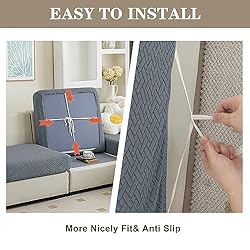 Jin Le Stretch 1 Piece Couch Cushion Covers for