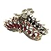 Fashion & Lifestyle Large Metal Alloy Hair Claw Jaw Clip for Women and Girls - Pretty Strong Clamp Non-Slip Barrette Hair Updo Grip Bath Accessories for Thick Hair, Red