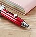 Multi-Functional 3 in 1 Spinner Pen - Ball Point Stress Pen, with Spinner and Stylus - Black Ink Stylus Pen - Cool Multi Tool Pen, New Design Think Pen - Stress Reducer  - Perfect Gift Idea (Red)