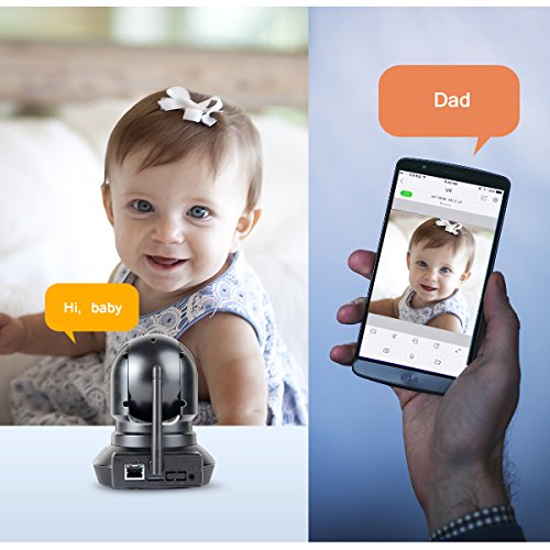 JOOAN Baby Monitor,WiFi Wireless Camera HD 720P Network Camera Baby Monitor Home Security with Phone & PC Remote Access Two-Way Audio - Thumbnail 5