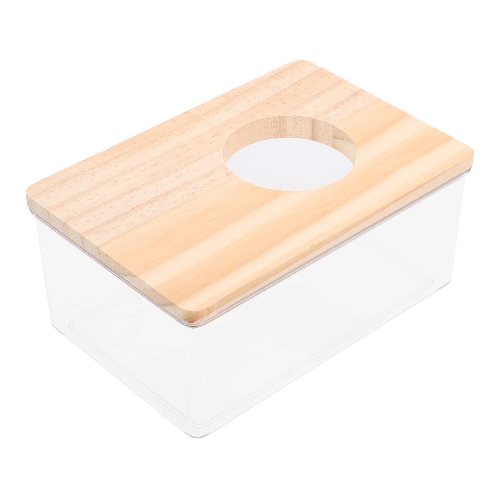 POPETPOP Gerbil Sand Bath Small Animal Sand Bath Box Pet Shower Room Hamster Digging Sand Container with Lid Pet Bathtub for Hamsters Mice Gerbils Hamster Bathing Sand