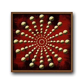Framed Canvas Wall Art for Living Room, Bedroom Indian Tribe Totem Theme Canvas Prints for Home Decoration Ready to Hang - 16x16 inches