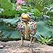 Outdoor Solar Lighting, Seven Color Changing LED Lights, Metal Art Snail Statues, Animal Garden Decorations for Gardens, backyards, Roads, lawns, Yard Art Decorations