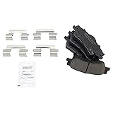 TRQ Rear Brake Pads Ceramic Compatible with