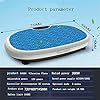 Vibration Exercise Machine, Vibration Plate, 3 Program Modes, 120 Levels, 2 Resistance Bands,remote Control, Vibrating Home Power Plate Fitness Trainer For Weight Loss.