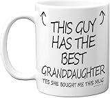 Stuff4 This Guy Has The Best Granddaughter Mug 11oz UK Made