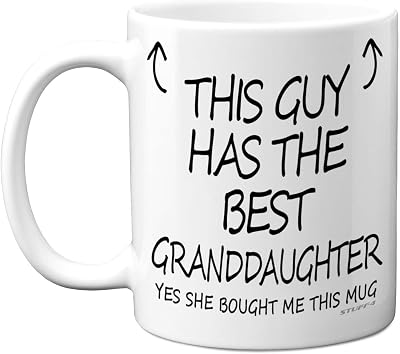 Stuff4 This Guy Has The Best Granddaughter Mug 11oz UK Made