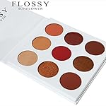 TOPBeauty Burgundy Color Palette 9 Color In 1 Cosmetics Makeup Powder Shimmer Matte Eyeshadow Eye Shadow Palette #2