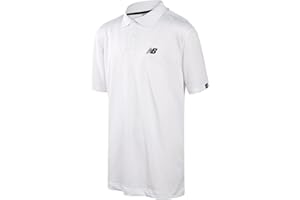 New Balance Boys' Polo T-Shirt - Short Sleeve Dry Fit Shirt for Boys' - Performance Collared Golf Shirt (8-20)