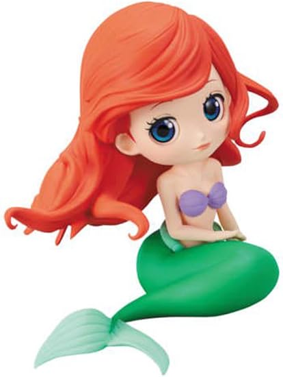 Amazon Qposket Disney Characters アリエル フィギュア Ariel Little Mermaid 通常カラー 単品 フィギュア ドール 通販