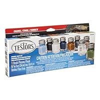 Testors Camo Flat Enamel Paint Set