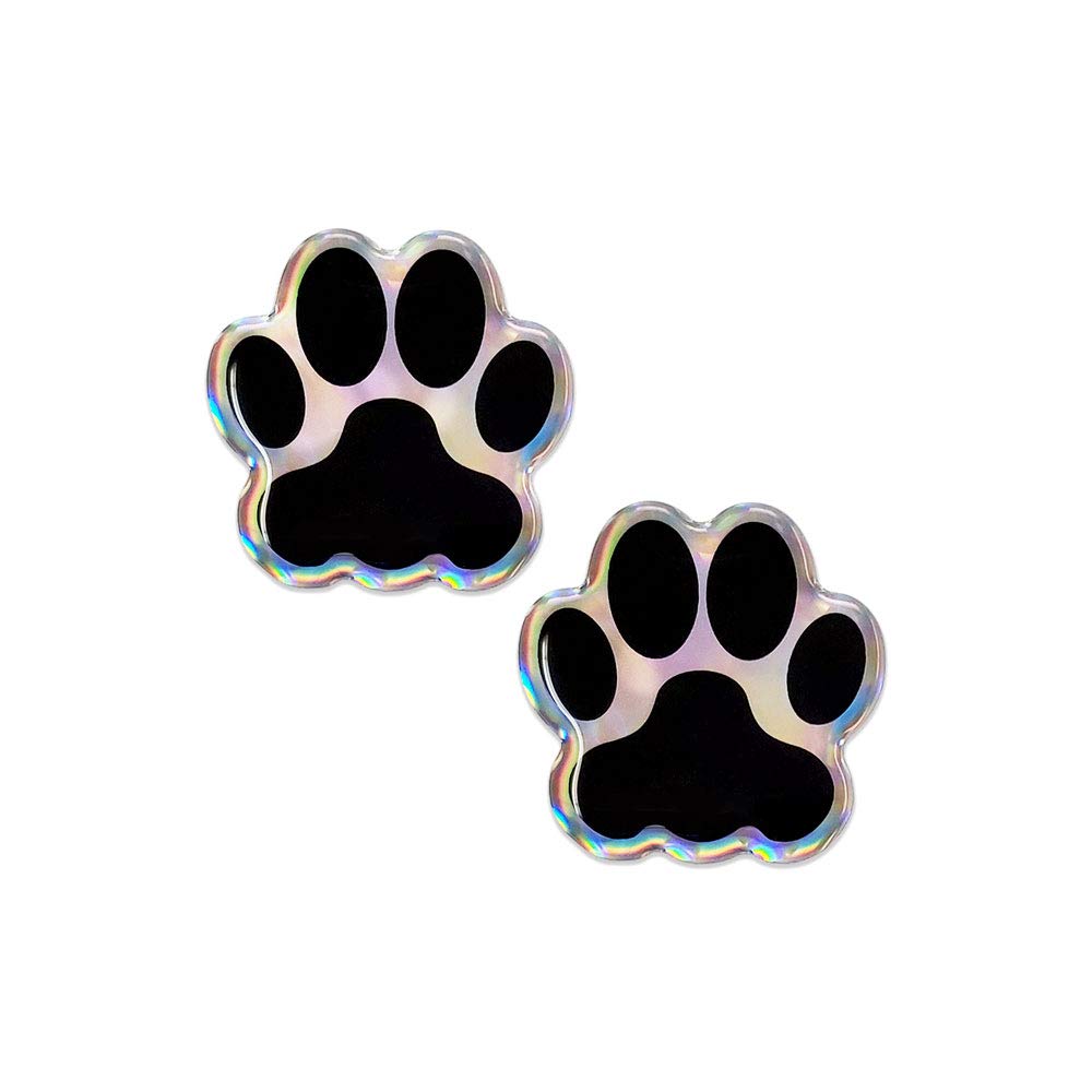 3D Sticker Dog Footsteps