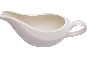 RONDURE Gravy Boat - 17 oz Sauce Server for Your Guests and Family