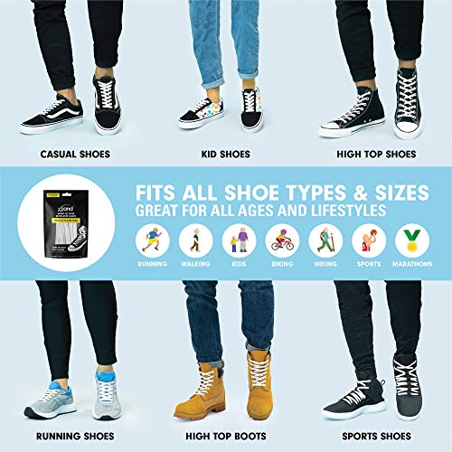 Xpand No Tie Shoelaces System with Elastic Laces One Size Fits All
