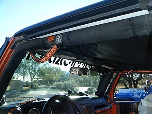 Paracord Grab Handles for Jeep JK Front Roll Bar