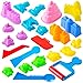 USA Toyz Sand Molds - 23pk Mini Sandbox Toys, Sand Castle Building Kit Compatible with Any Molding Sand