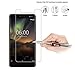 AVIDET Nokia 6.1 (2018) Screen Protector, 9H Hardness 0.3mm Ultra Slim Premium Tempered Glass Screen Protector for Nokia 6.1/Nokia 6 2018 (2 Packs)