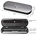 Vacuum Sealer Machine for Dry & Moist Foods Preservation Automatic Vacuum Sealing System, Intelligent LED Indicator Lights, Manual Inching Function with Starter Kit- KitchenBoss (Stainless steel)
