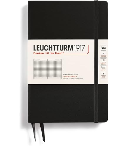 LEUCHTTURM1917 B6+ ノート 4冊セット Amazon.com : LEUCHTTURM1917 - Notebook Hardcover Paperback B6+