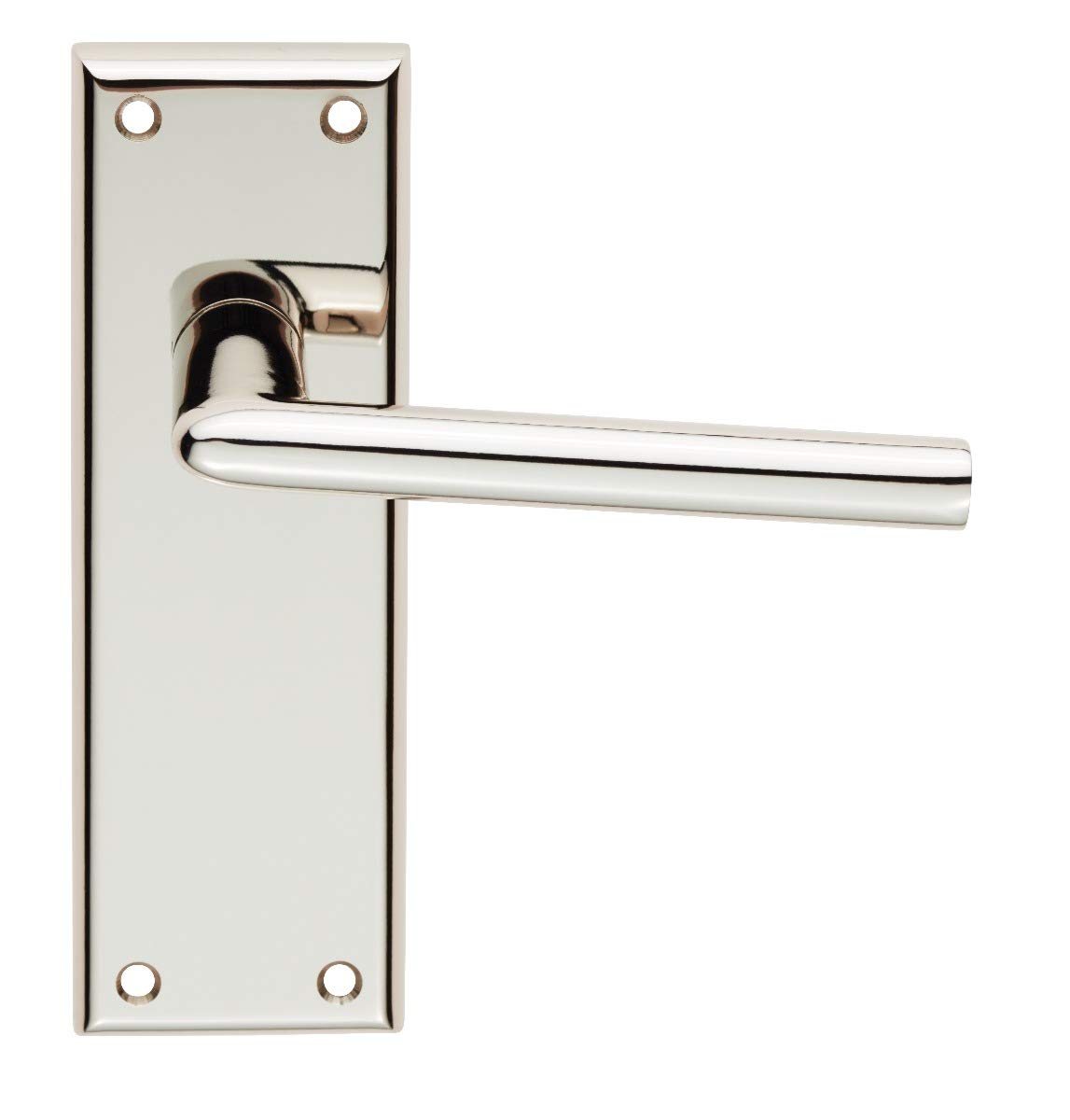 Carlisle Brass Serozzetta Dieci Lever On Backplate - Latch - Polished Nickel - Includes A Pair of Handles & Fixings