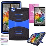 LG G Pad 3 8.0 /G Pad X 8.0 Case, EpicGadget(TM) V520/V521/V522/V525 Heavy Duty Hybrid Cover Case with Full Protection For LG Gpad X 8.0