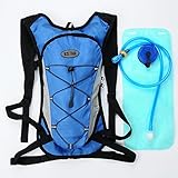 Hydration Backpacks with 2 L Backpack Water Bladder for Hiking, Cycling, Running, Walking and Climbing . Fits Men and Women with Chest Sizes 27
