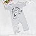 FEITONG Summer Newborn Infant Baby Boys Girls Short Sleeve Romper Jumpsuit Clothes (9 Months, Gray)