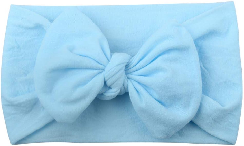 Baby Girl Headbands and Bows - Classic Head Wrap Stretchy Hair Bands Hair Accessories - Newborn Infant Toddler Hairbands Photographic Accessories Children Headwear 1Pc