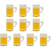 AUEAR, Lovely Plastic Beer Cup Mug Model Mugs Cups (10 Pieces)