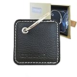Orzero Case for Tile Mate Finder with Keychain/Key Ring Away from Scratch Wet Dirty (Tile Finder Not Included)-Black