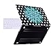 HDE MacBook Air 13 inch Case - Hard Shell Cover Keyboard Skin Fits Previous Generations A1466 A1369 (2008-2017) - Polka Dot Teal Flower