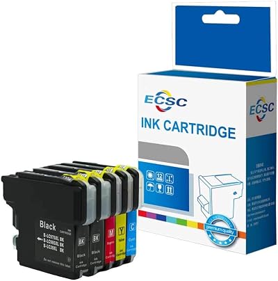 ECSC Ink Cartridge LC-985 for Brother MFC-J220 J265W J410 DCP-J125 J315W J415W