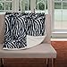 Lavish Home Throw Blanket, Fleece/Sherpa, Zebra