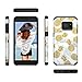 Case for Galaxy S7 Case,CASY MALL Dual Layer Heavy Duty Hybrid PC+TPU Protect Case for Samsung Galaxy S7 2016 Release Pineapple Black