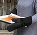 Neoprene Oven Mitts - Heat Resistant to 500¡ã F,1 Pair of Non-Slip Kitchen Oven Gloves for Cooking,Baking,Grilling,Barbecue Potholders,Black - Honla