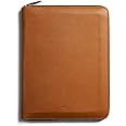 Bellroy Work Folio A4 (Premium Leather Portfolio, Zipper Closure, Organizers A4 Notebooks, Pens, Phone, Cards & More) - Caramel