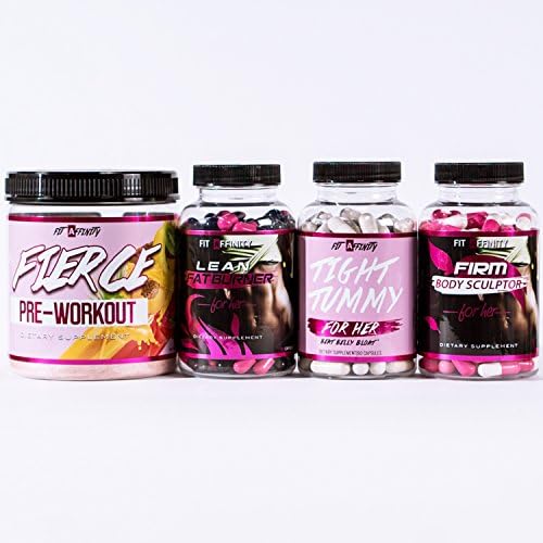 Fit Affinity - Shape & Tone Bundle - Pre Workout Fat Burner Tight Tummy & Sculptor for Women Bundle