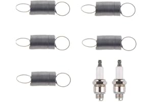 Cnfaner 5 X 790849 Air Vane Spring - 2 X 796112 Spark Plug for Replacement Part