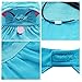 Bienvenu Kids Girls Wide Brim Visor Sun Hat - UV Protection Foldable Beach Cap,SkyBlue