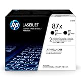 HP 87X | CF287XD | 2 Toner Cartridges | Black | High Yield