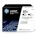 HP 87X (CF287XD) High-Yield Black Toner Cartridges, Pack of 2
