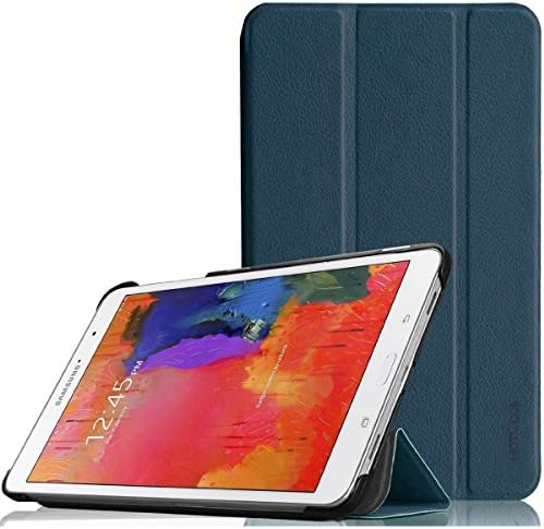 Tab Pro 8.4 Case - Pellem Ultra Slim Lightweight SmartCover Stand Case for SM-T320 / T321 / T325 Samsung Galaxy Tab Pro 8.4 Inchs Tablet (With Smart Cover Auto Wake/Sleep), Navy Blue